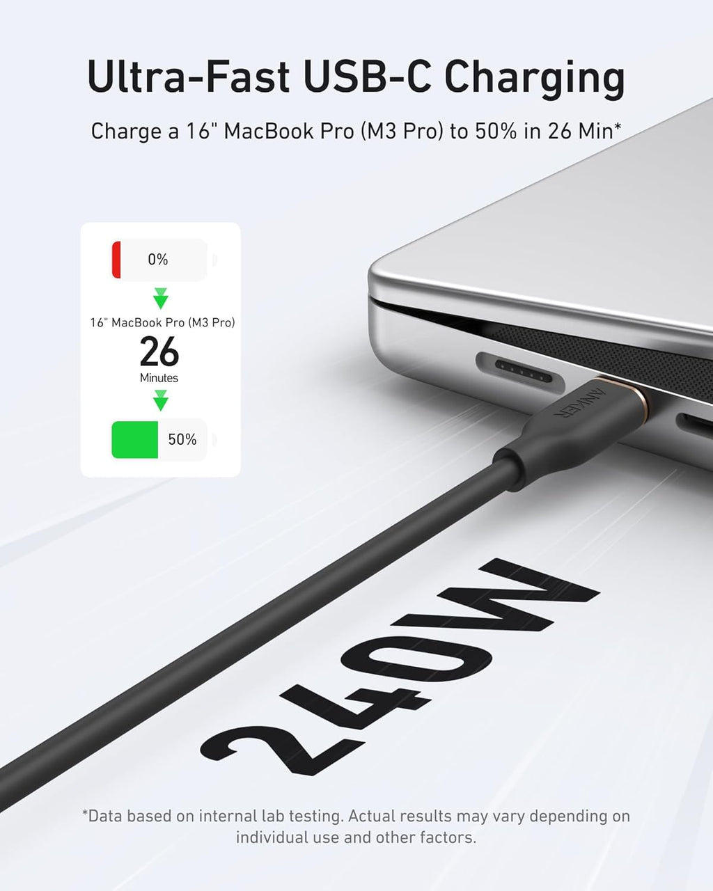 Anker 643 USB-C to USB-C Cable (Silicone, Flow Series)