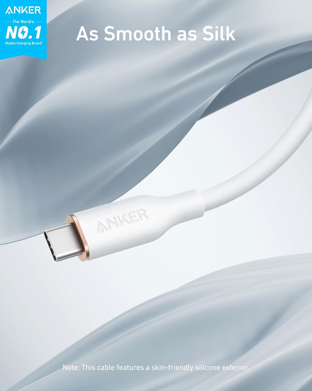 Anker 643 USB-C to USB-C Cable (Silicone, Flow Series)