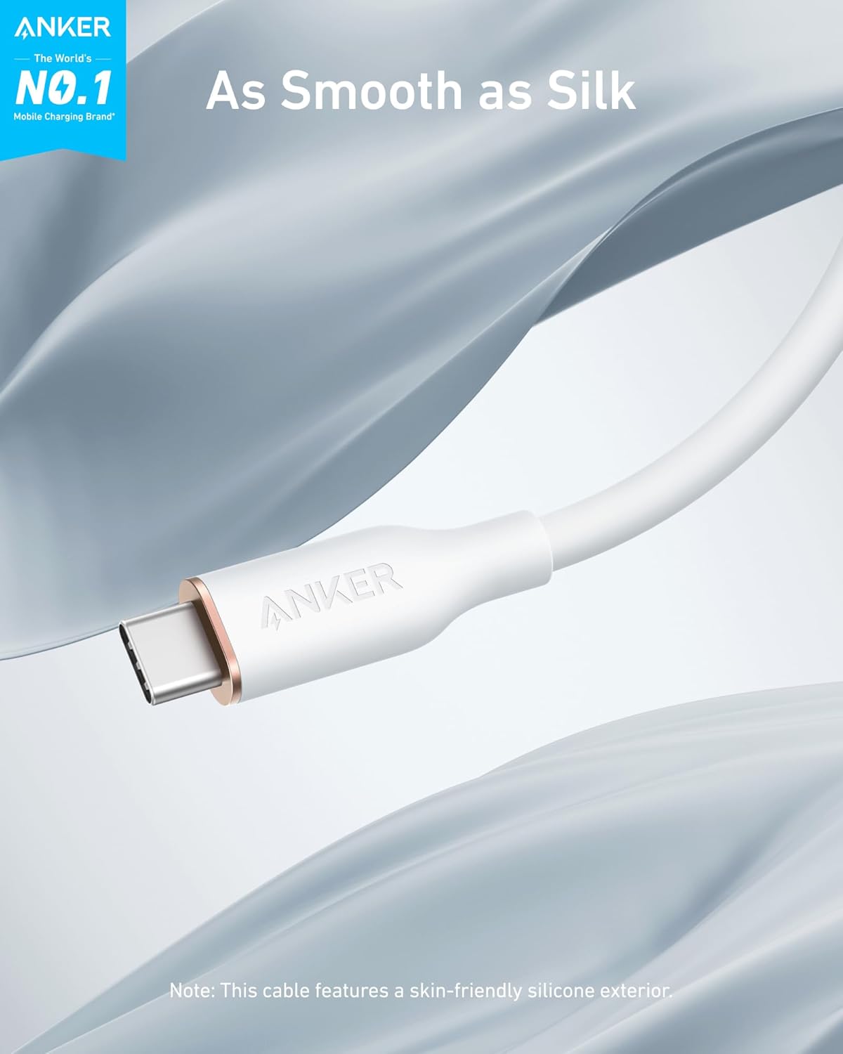 Anker 643 USB-C to USB-C Cable (Silicone, Flow Series)