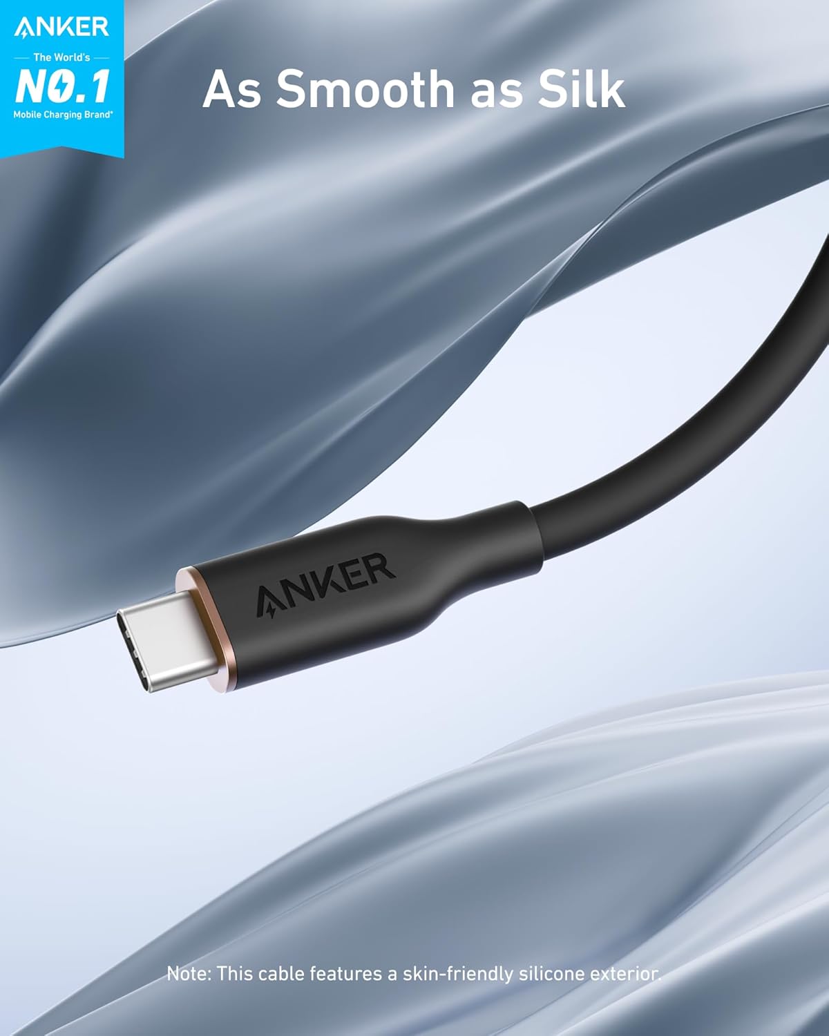 Anker 643 USB-C to USB-C Cable (Silicone, Flow Series)